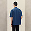 Short-sleeve boxy fit shirt with vareuse collar, View: Worn, worn, view 3 of 7