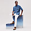 View: Worn, Short-sleeve straight cut shirt