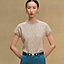 View: Worn, Short-sleeve sweater