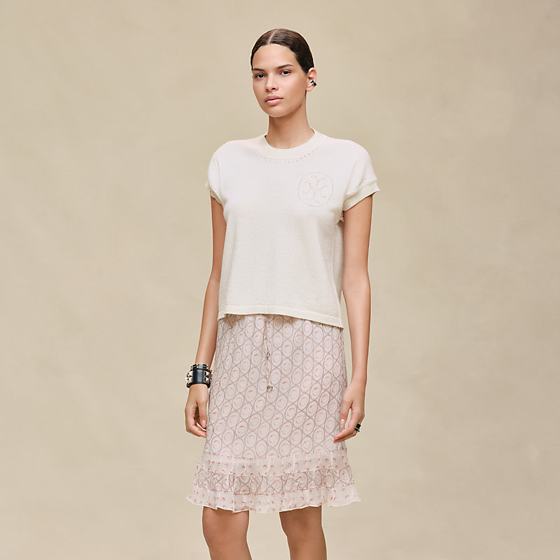 Short-sleeve sweater