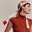 View: Worn, Silk hair bonnet