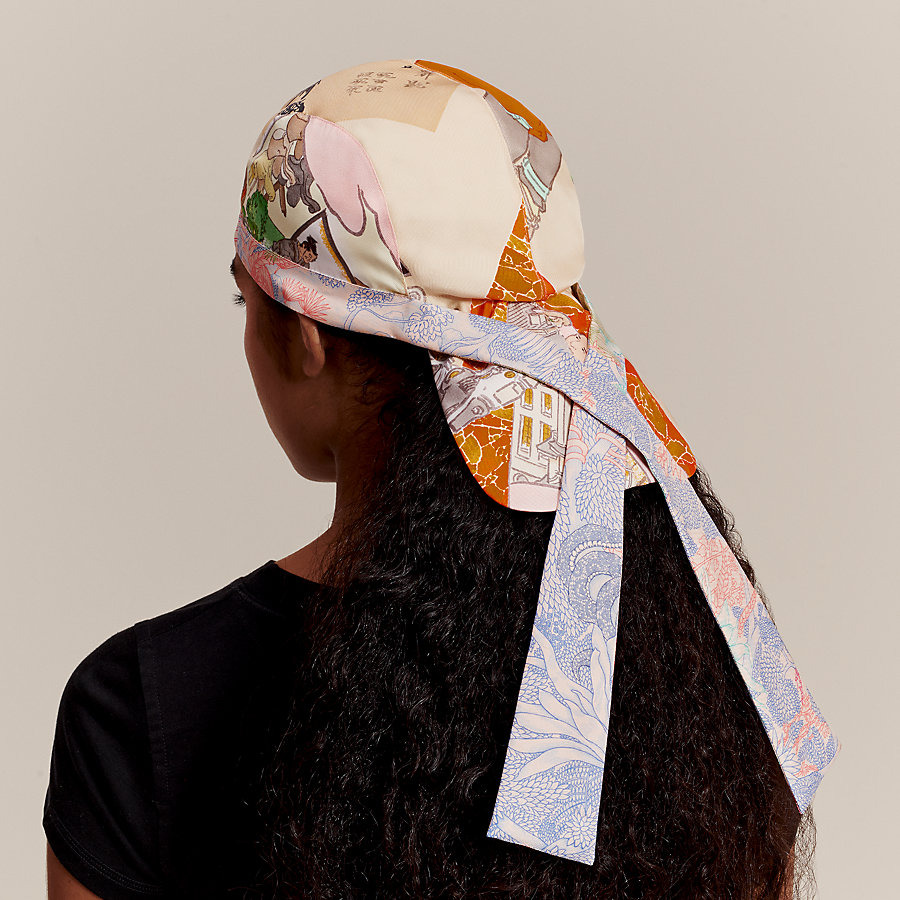 Silk hair bonnet