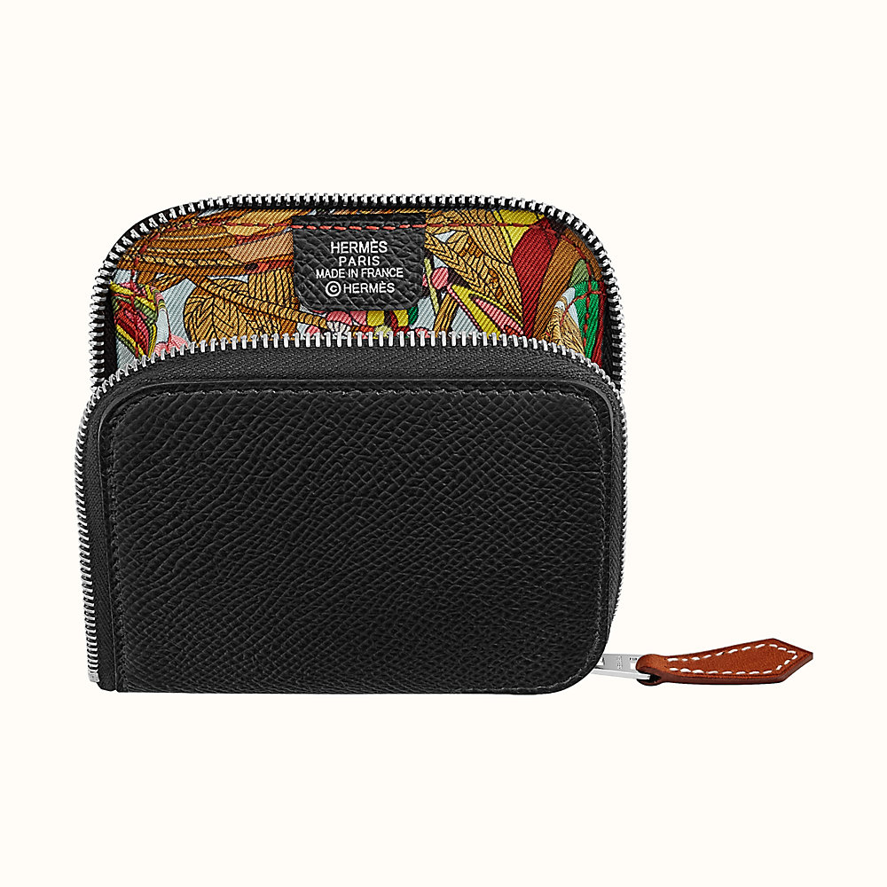 hermes silk in change purse