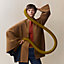Single-sleeved reversible cape, view 1 of 5