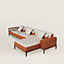 Sofa Sellier 2-seater with lounge chair, View: front, front, view 2 of 3