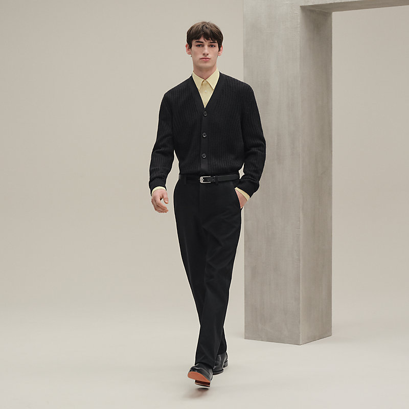 “Soie d'hiver”纽扣开衫