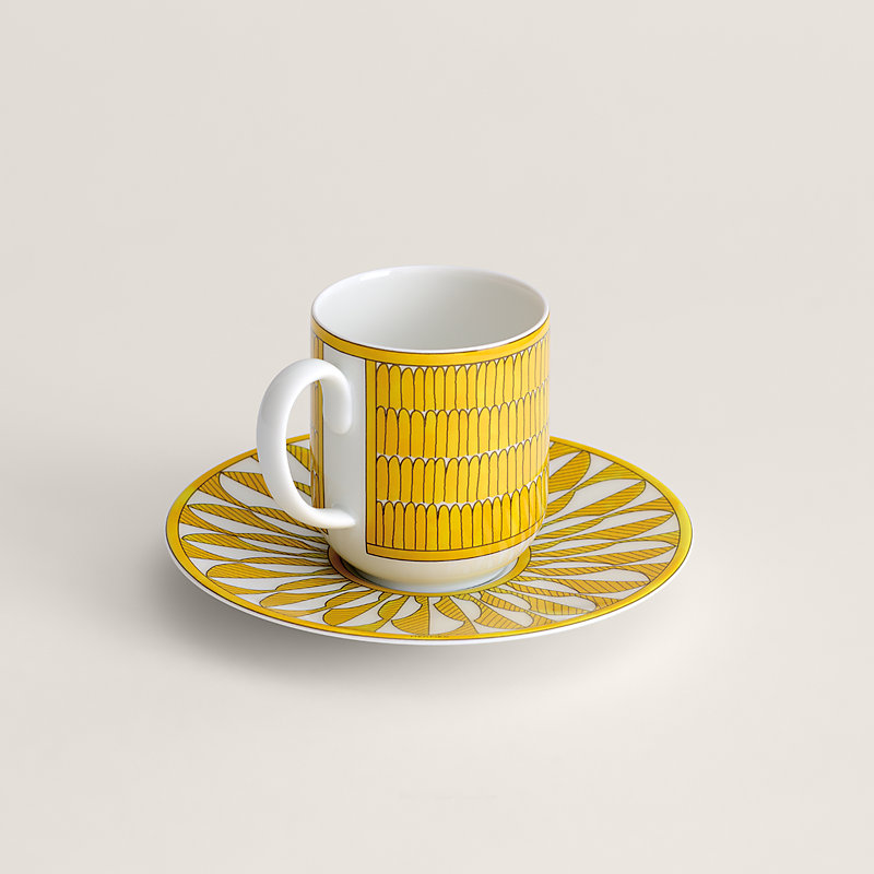 Soleil d'Hermes咖啡杯与杯碟