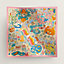 View: Flat, Splash Park double face scarf 90