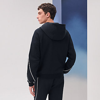 【Capsule Sport】HERMES ジップ付きフーディー Sport capsule zipped hooded sweater | Hermès Mainland China