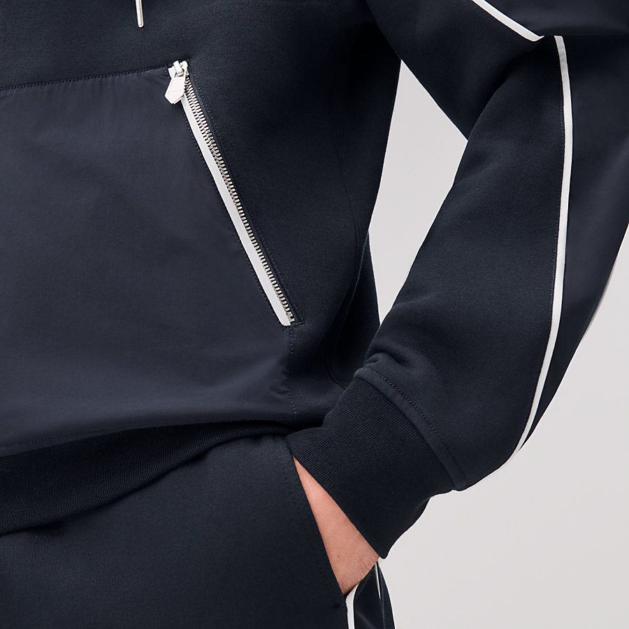 Sport capsule zipped hooded sweater