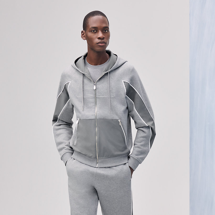 Sport capsule zipped hooded sweater