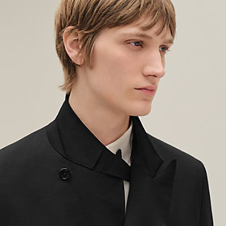 Stadium jacket with satin detail | Hermès Mainland China