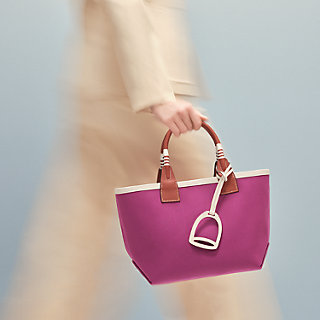 【お洒落で沢山入る】HERMES★Steeple 25 バッグ 希少デザイン♪】HERMES スティープル25 (HERMES/トートバッグ