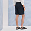 View: Worn, Stirrup closure Malibu shorts