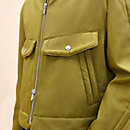 View: Worn, Straight cut jacket with bridle detail