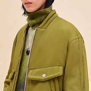 Straight cut jacket with bridle detail | Hermès Mainland China