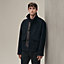 Straight cut jacket with leather detail, View: Worn, worn, view 1 of 7