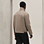 Straight cut jacket with leather detail, view 3 of 7