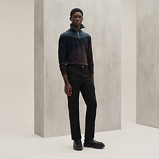 パンツ HERMES CLASSICAL STRAIGHT TROUSERS HERMES CLASSICAL STRAIGHT TROUSERS