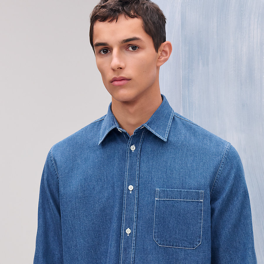 Straight cut shirt | Hermès Mainland China Straight cut shirt | Hermès Mainland China