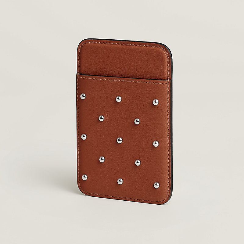 "Studded" MagSafe card holder