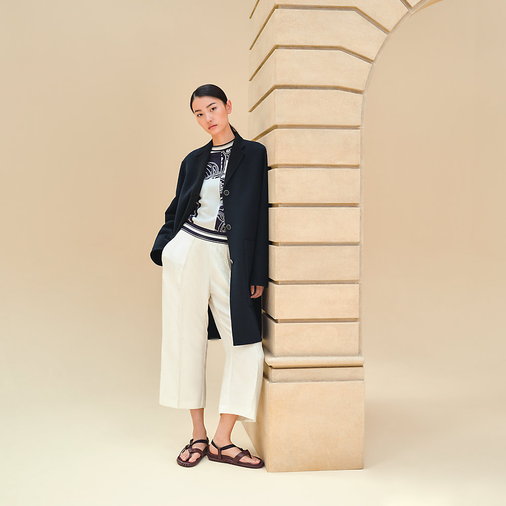 Supple cashmere coat | Hermès Mainland China