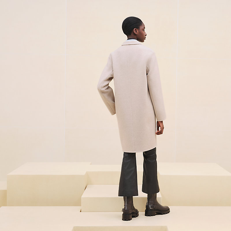 Supple cashmere coat | Hermès Mainland China