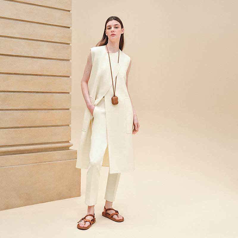 LIDNM CASHMERE HARD MILLED ZIP VEST ショッピングを 【LIDNM 