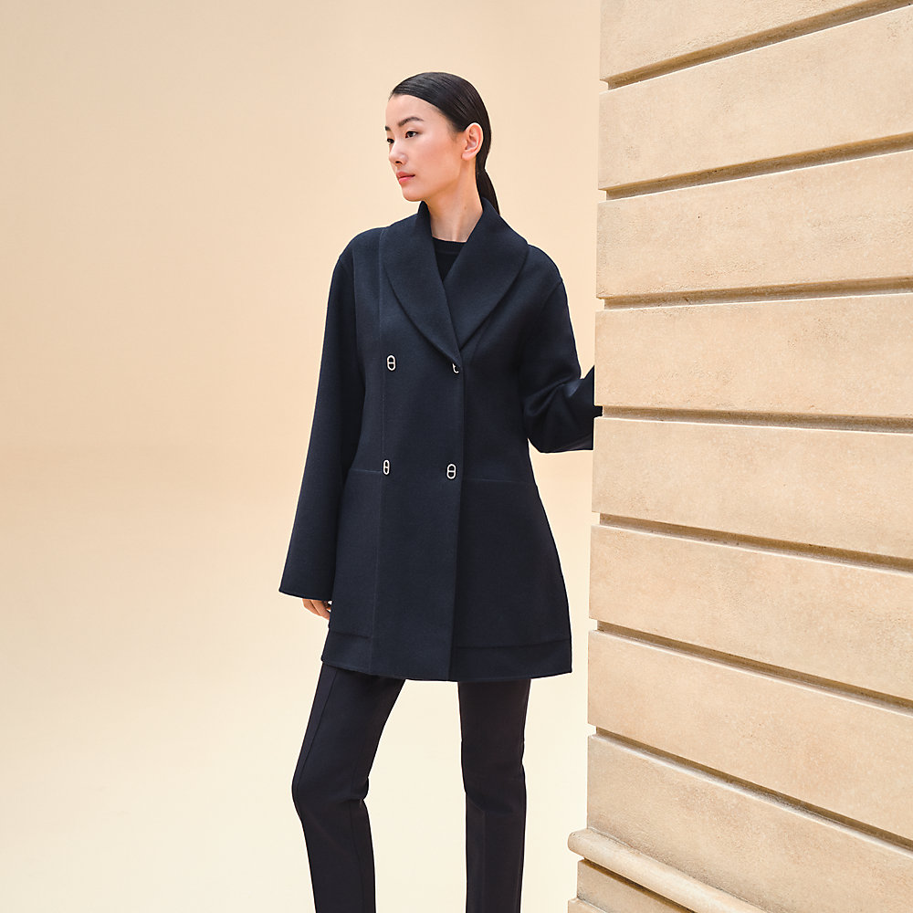 Supple pea coat | Hermès Mainland China