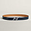 Swing belt buckle & Contrast reversible leather strap 32&nbsp;mm, view 2 of 4