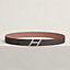 Swing belt buckle & Reversible leather strap 32 mm, view 2 of 4