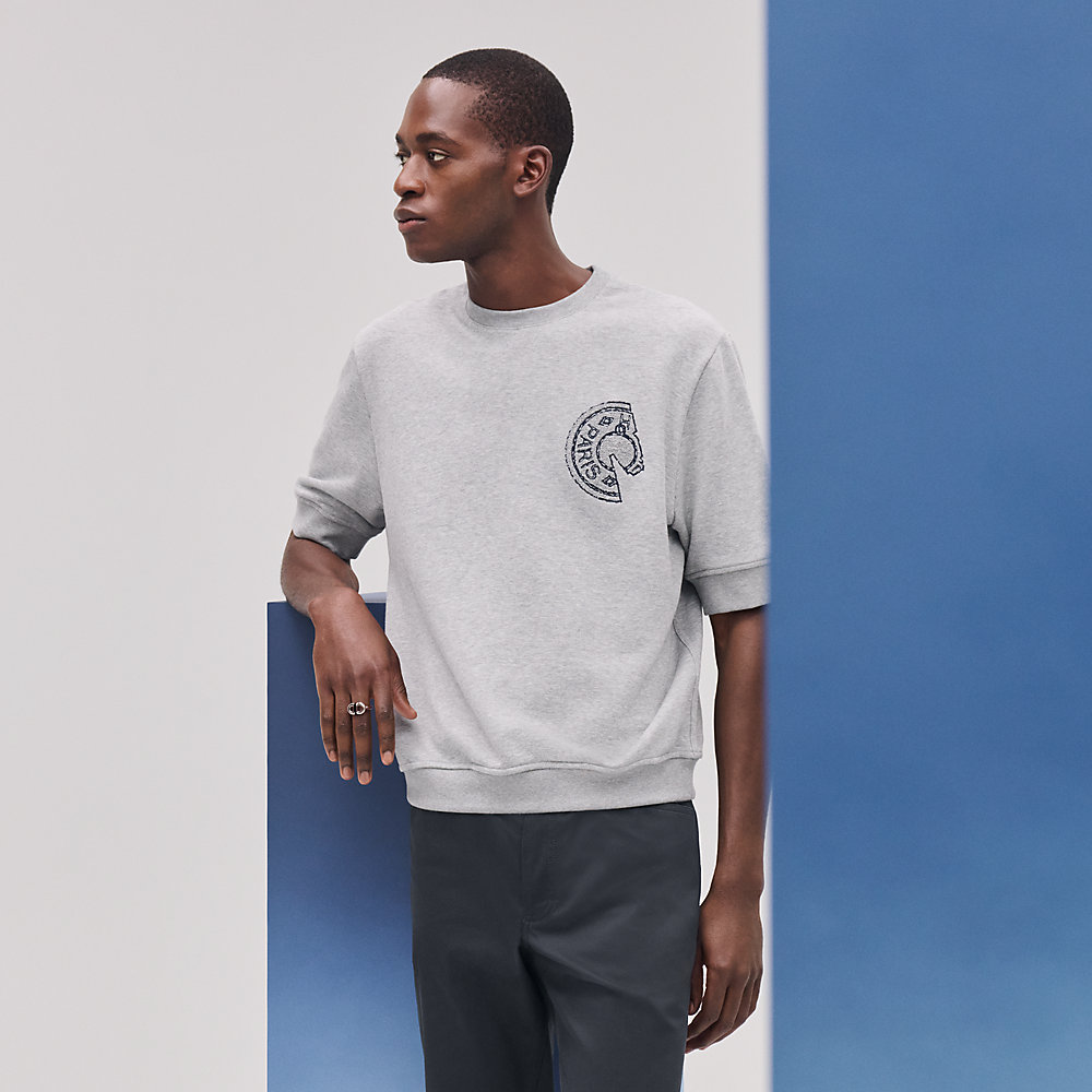 T-shirt with Clou de Selle detail | Hermès Mainland China