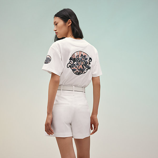 T-shirt with maxi print | Hermès China