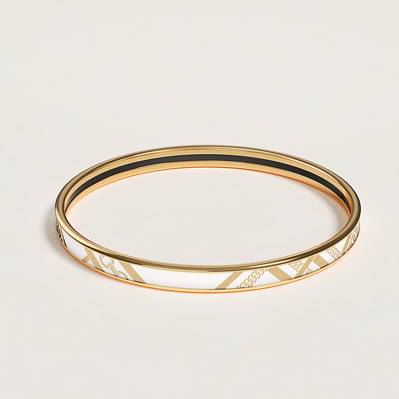 Tartan & Chaines Obliques bangle
