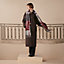 View: Worn, Tartan Poches Cuir Appliquees scarf