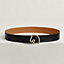 Tete de Cheval belt buckle & Coaching reversible leather strap 38&nbsp;mm, View: , view 1 of 2