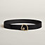 Tete de Cheval belt buckle & Reversible leather strap 38 mm, view 1 of 2