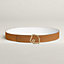 Tete de Cheval belt buckle & Reversible leather strap 38 mm, view 1 of 2