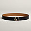View: , Tete de Cheval belt buckle & Reversible leather strap 38 mm