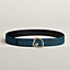 View: , Tete de Cheval belt buckle & Reversible leather strap 38 mm