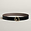 View: , Tete de Cheval belt buckle & Reversible leather strap 38 mm