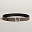 View: , Tete de Cheval belt buckle & Reversible leather strap 38 mm
