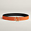 Tete de Cheval belt buckle & Reversible leather strap 38 mm, view 2 of 2