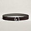 View: , Tete de Cheval belt buckle & Reversible leather strap 38 mm