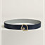 View: , Tete de Cheval belt buckle & Reversible leather strap 38 mm