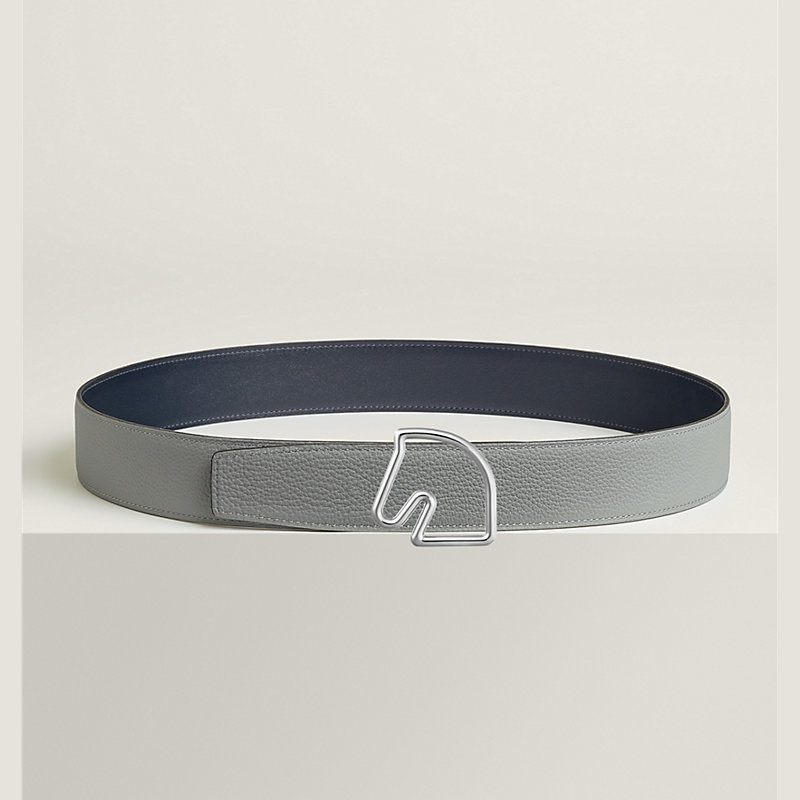 Tete de Cheval belt buckle & Reversible leather strap 38 mm