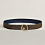 Tete de Cheval belt buckle & Reversible leather strap 38 mm, view 2 of 2