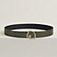View: , Tete de Cheval belt buckle & Reversible leather strap 38 mm