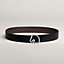 View: , Tete de Cheval belt buckle & Reversible leather strap 38 mm
