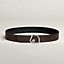 View: , Tete de Cheval belt buckle & Reversible leather strap 38 mm